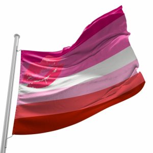 Bandeira Batom do Orgulho Lésbico