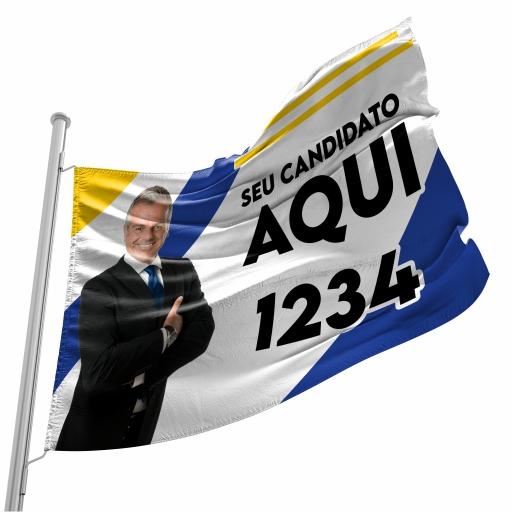 Bandeira para Campanha Eleitoral