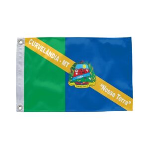 Bandeira de Curvelândia MT