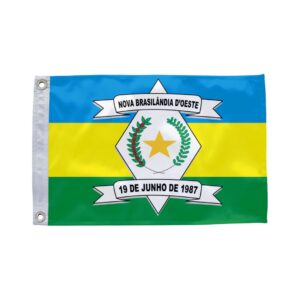 Bandeira de Nova Brasilândia MT