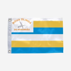Bandeira de Nova Olinda do Maranhão MA