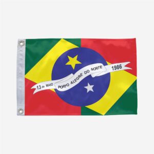 Bandeira de Porto Alegre do Norte MT