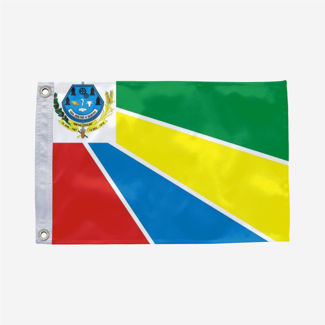 Bandeira de São José dos Quatro Marcos MT